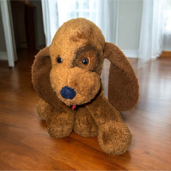 animal fair Other - Vtg Animal Fair  Brown Eye Spot Friend Of Henry Floppy Puppy Dog Stuffed Plush